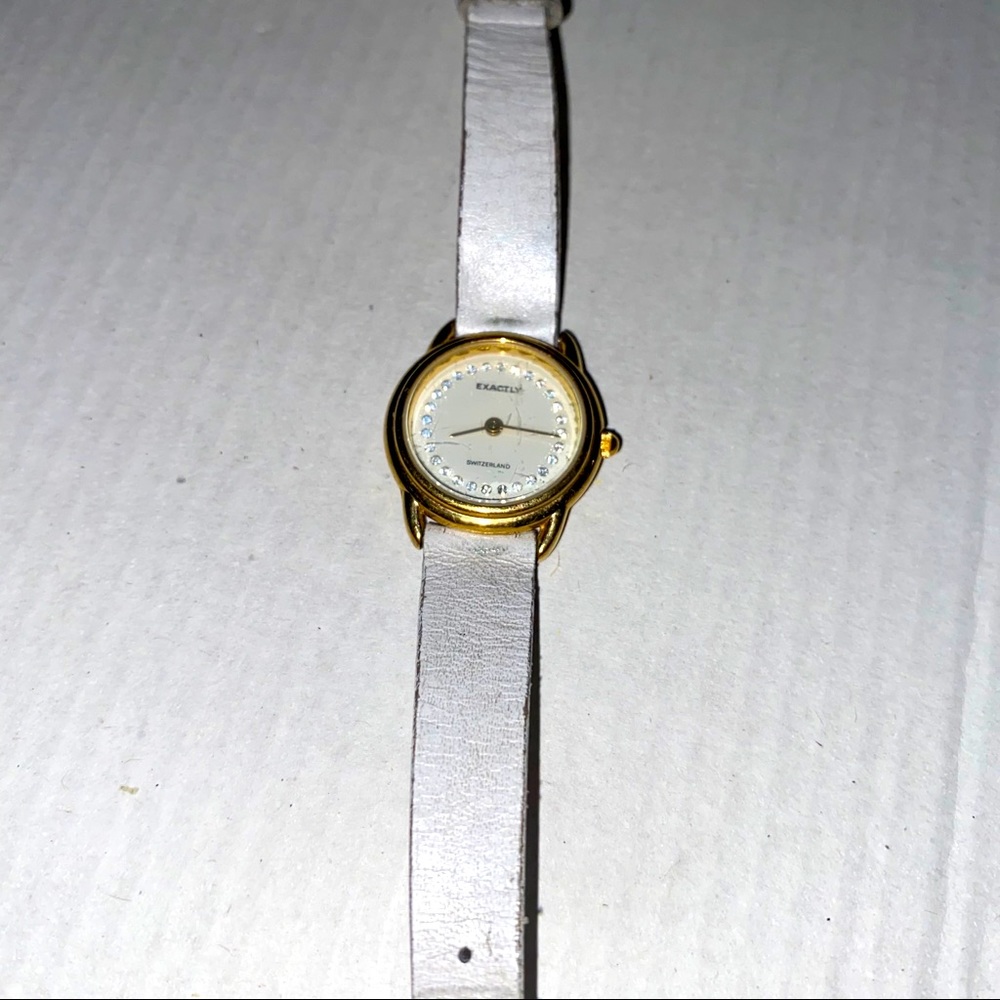 Exactly vintage Swiss-made gold & diamond watch